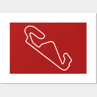 Circuit de Catalunya [outline] Posters and Art